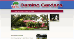 Desktop Screenshot of caminogardens.com